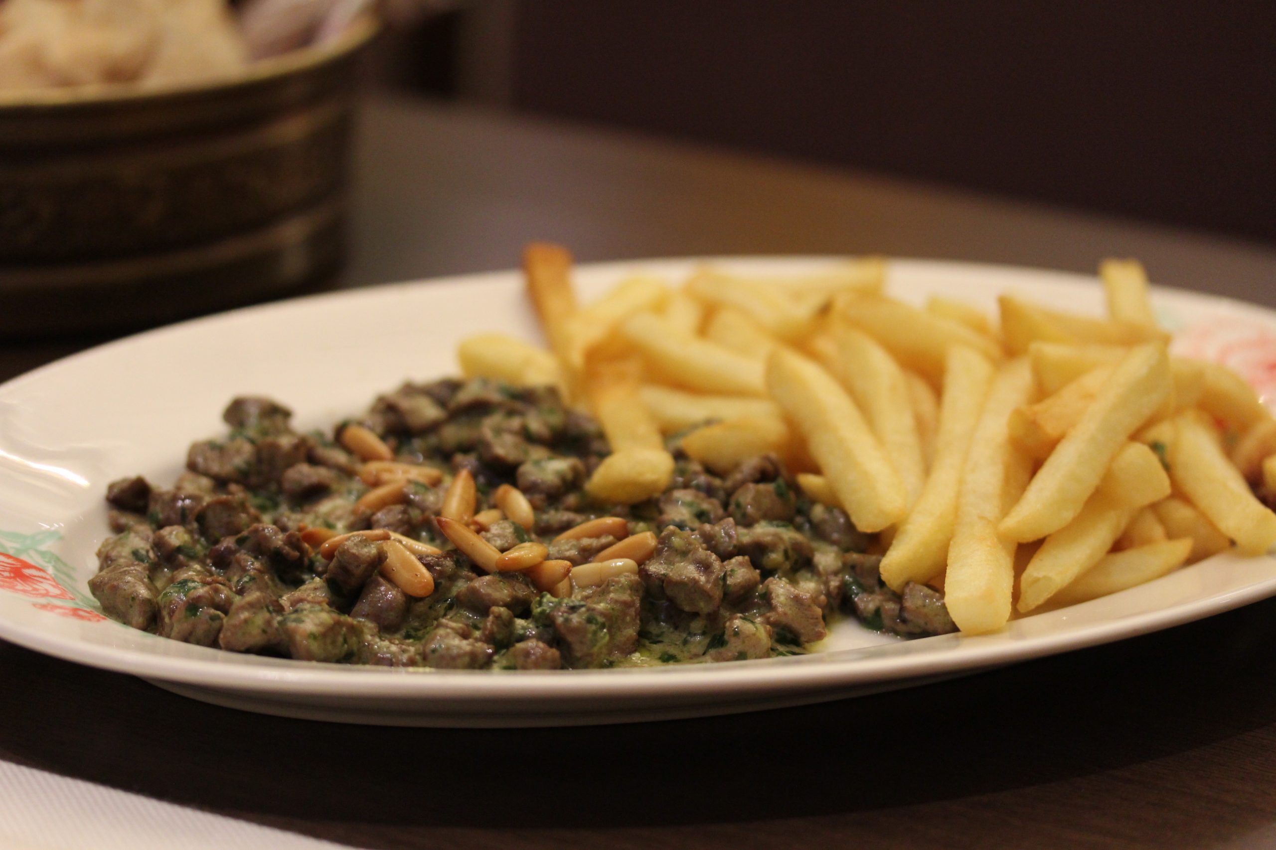 Fries and ras asfour